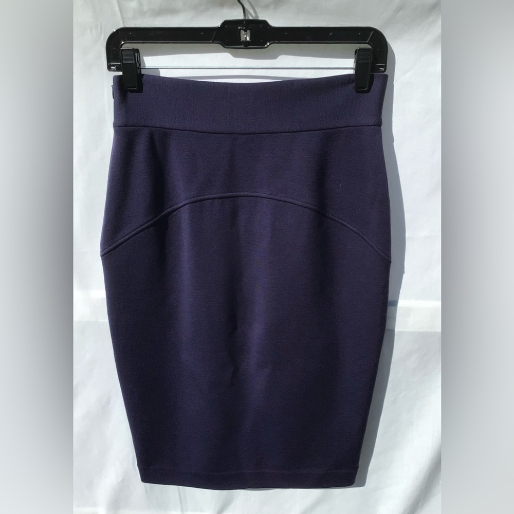 Diane Von Furstenberg Navy Blue Skirt